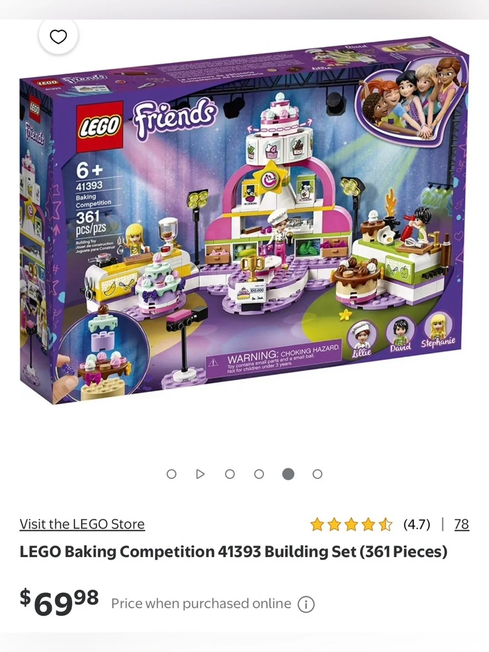 LEGO Friends Baking Championship Set (41393)